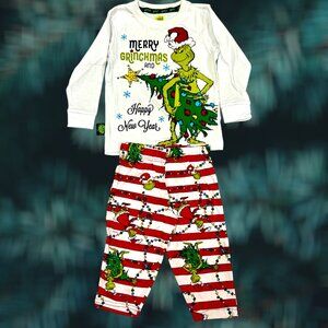 NWT Merry Grinchmas Pajamas Holiday Cheer for Little Mischief Makers 2T, 4T, 6